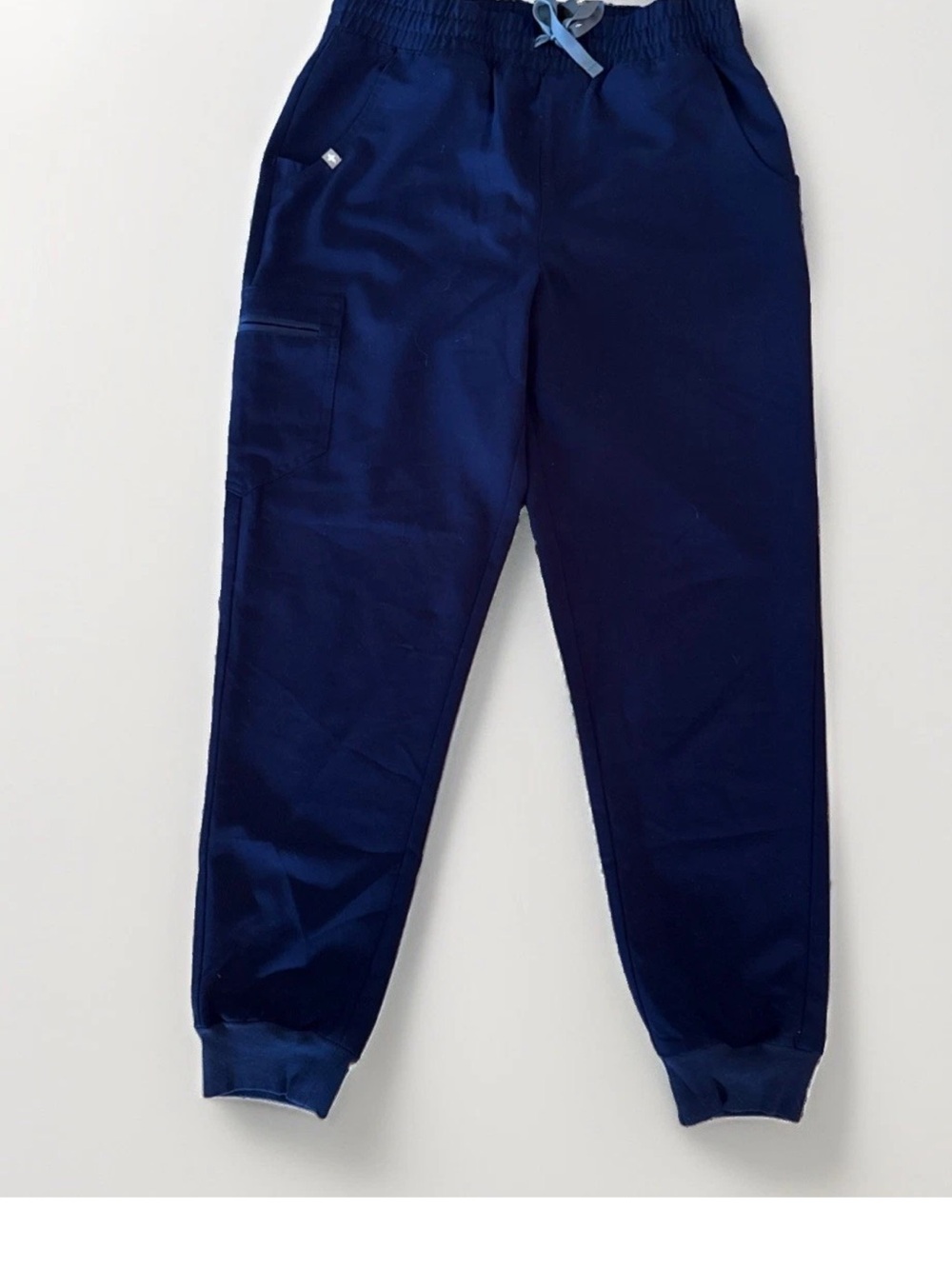 Figs Navy Drawstring Cargo Jogger Pants size women’s medium